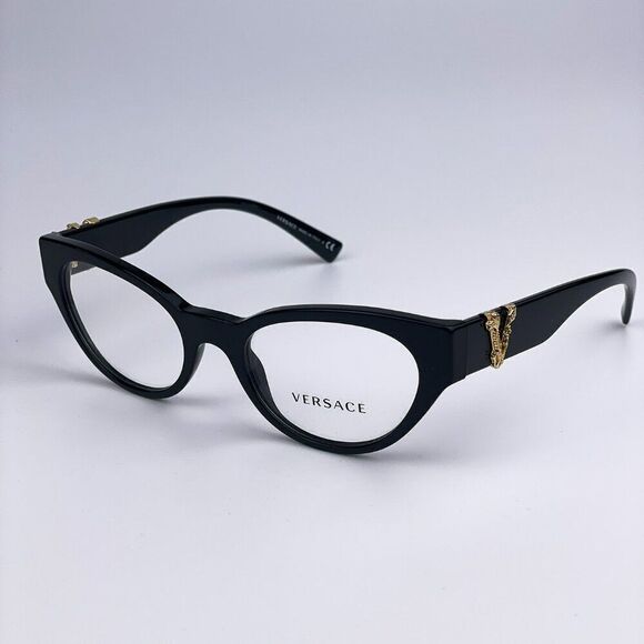 SALE! NEW Versace VE3282 GB1 Black Cat Eye Women Eyeglasses main image 12